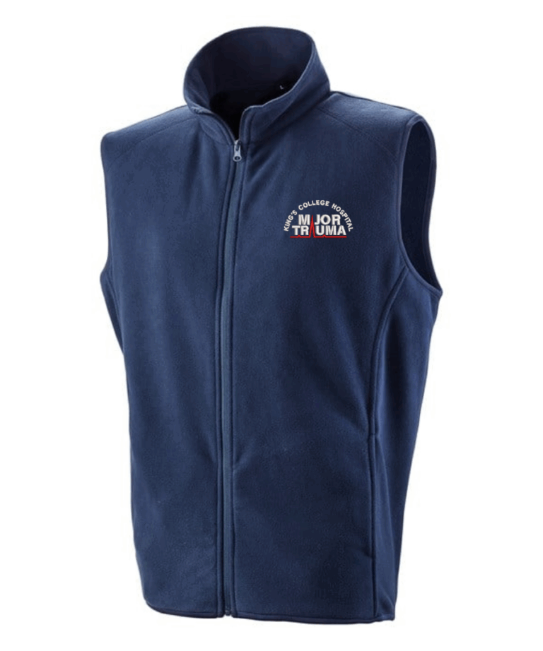 Major Trauma Personalised Workwear R116X Gilet August 2025