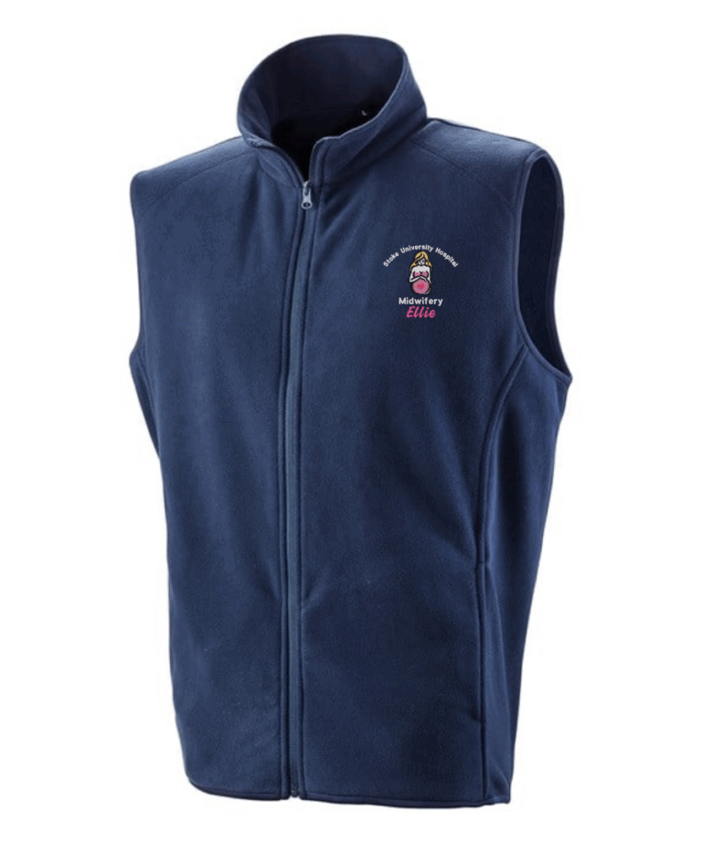 Mother & Baby Midwifery Personalised Workwear R116X Gilet August 2025