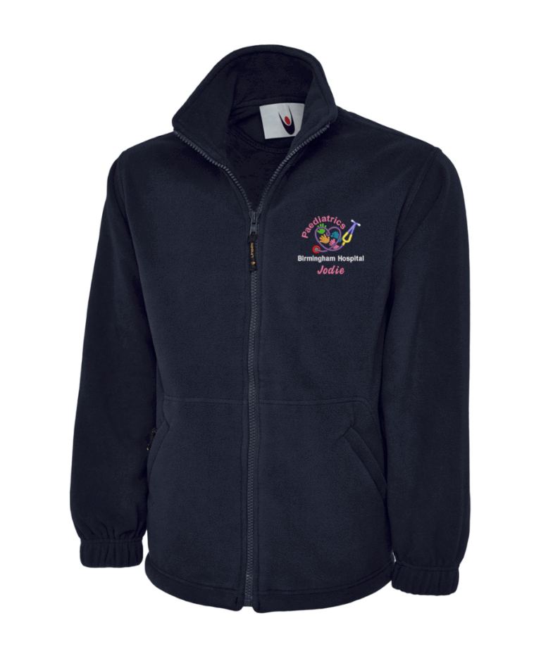 Paediatrics Stethoscope Personalised NHS Workwear Fleece UC604 August 2025