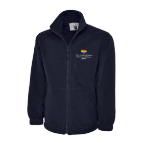 Rainbow Heart Fleece Jacket, Vivid Promotion Workwear