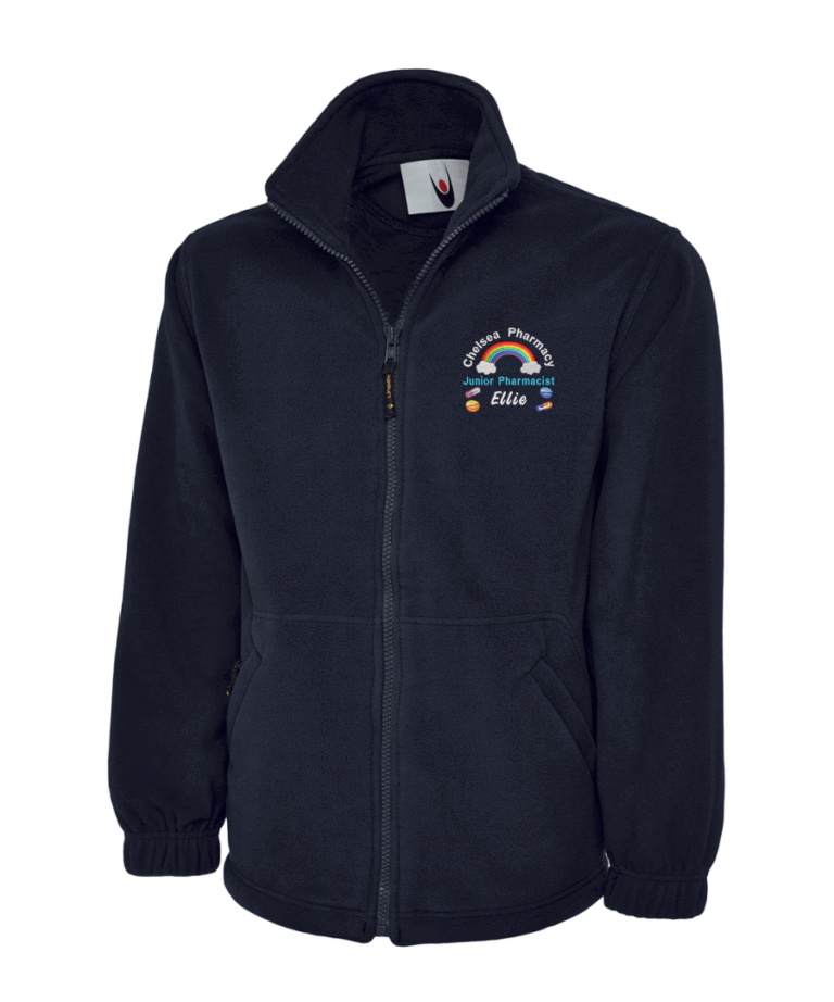 Pharmacy Rainbow Personalised NHS Workwear Fleece UC604 August 2025