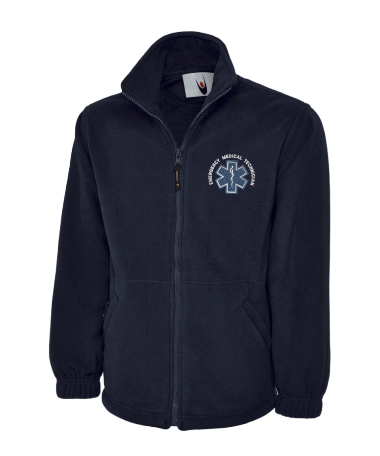 EMT Emergency Medical Technician Personalised Workwear Fleece UC604 August 2025