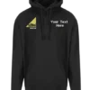 Gas Safe Plumber Embroidered Hoodie Black