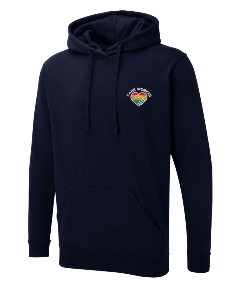 Care Worker Personalised Workwear Hoodie UX4 August 2025
