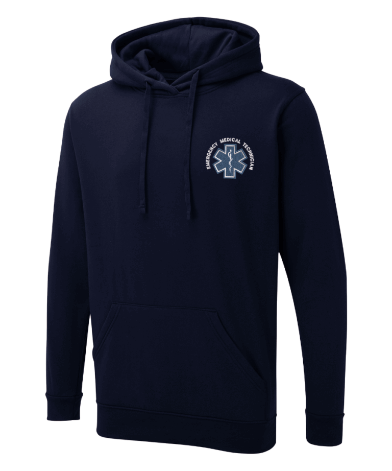 EMT Emergency Medical Technician Personalised Workwear Hoodie UX4 August 2025