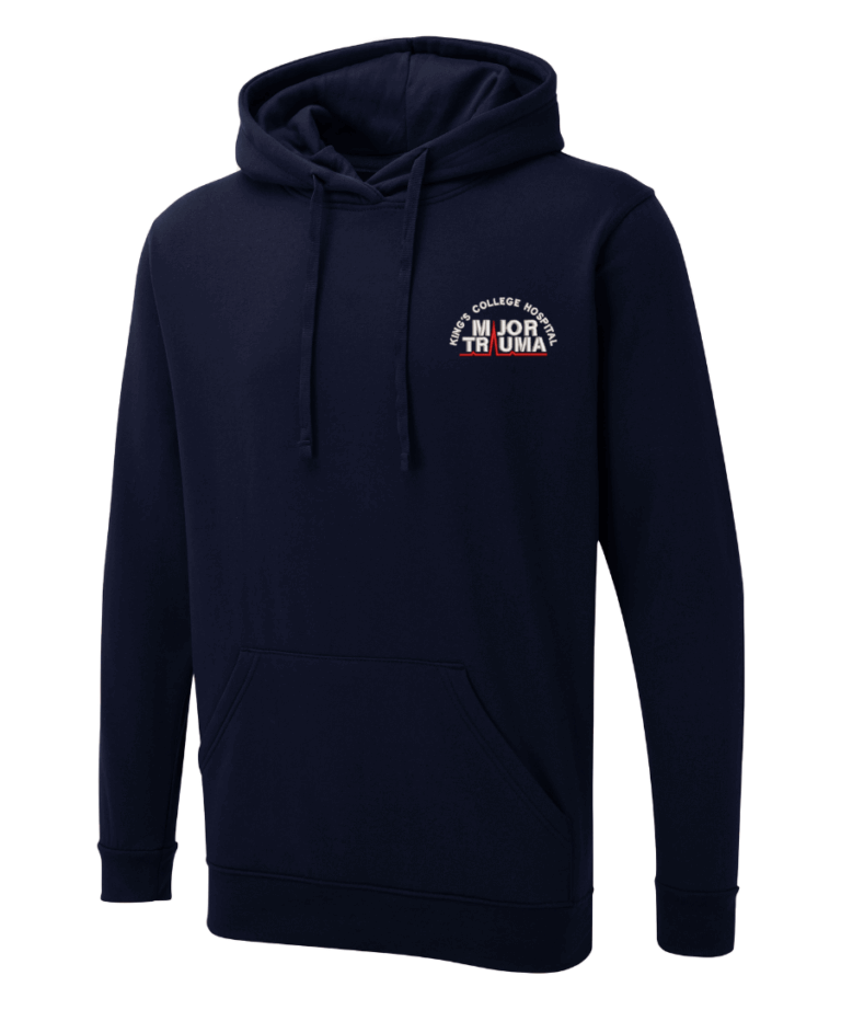 Major Trauma Personalised Workwear Hoodie UX4 August 2025