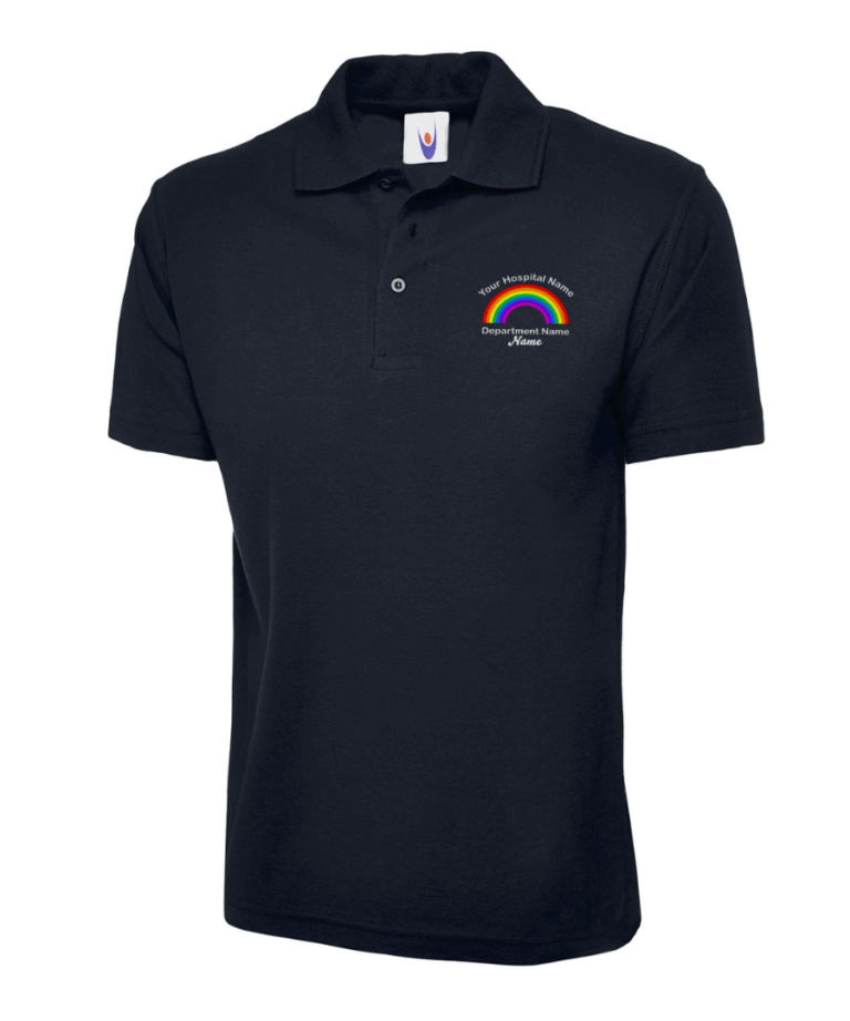 Rainbow NHS Personalised Workwear Polo UC101 August 2025