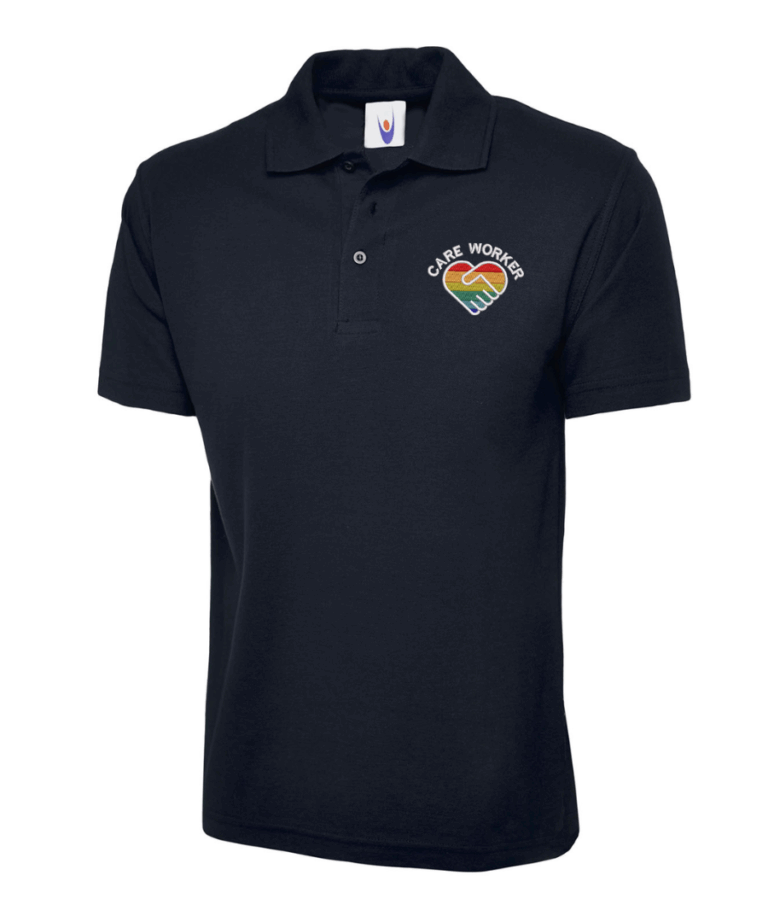 Care Worker Personalised Workwear Polo UC101 August 2025