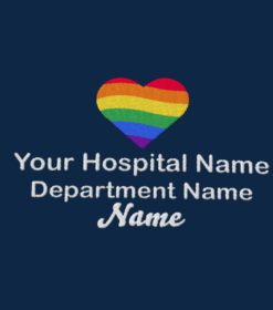 Rainbow Heart Fleece