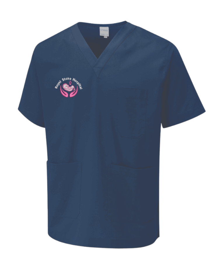 Newborn Baby Midwifery Personalised Workwear Scrub Tunic UC921 August 2025