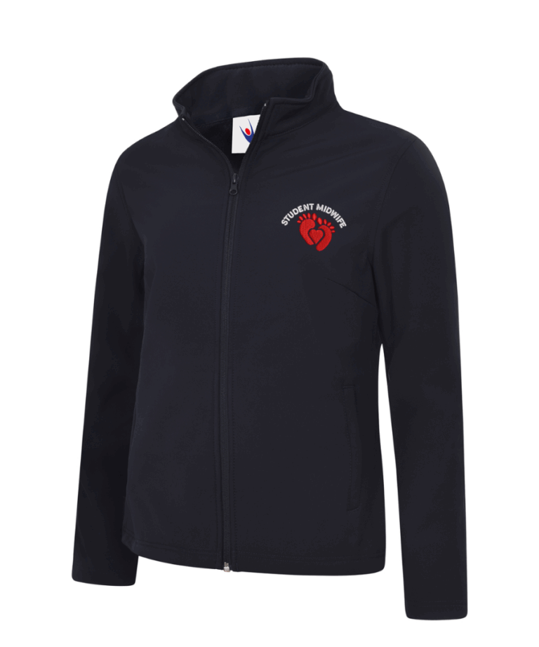 Student Midwife Personalised Workwear UC613 Ladies Softshell Jacket August 2025