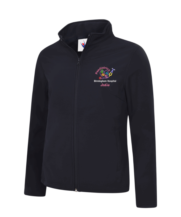 Paediatrics Stethoscope Personalised Workwear Ladies Softshell Jacket UC613 August 2025