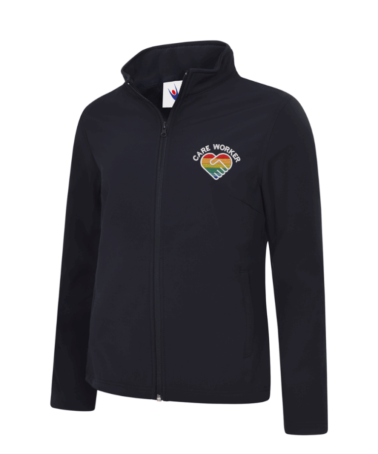Care Worker Personalised Workwear Softshell Jacket Ladies UC613 August 2025
