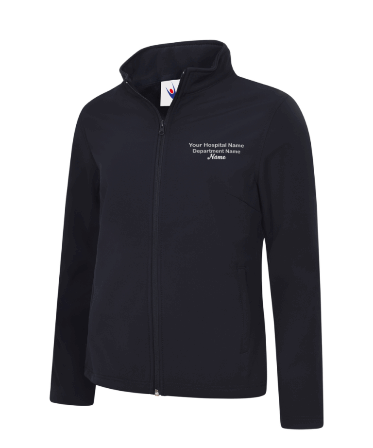 Your Name Here NHS Personalised Workwear Ladies Softshell Jacket UC613 August 2025