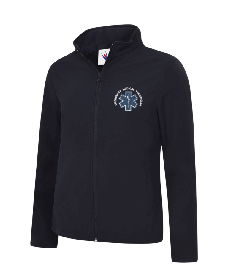 EMT Emergency Medical Technician Personalised Workwear UC613 Ladies Softshell Jacket August 2025
