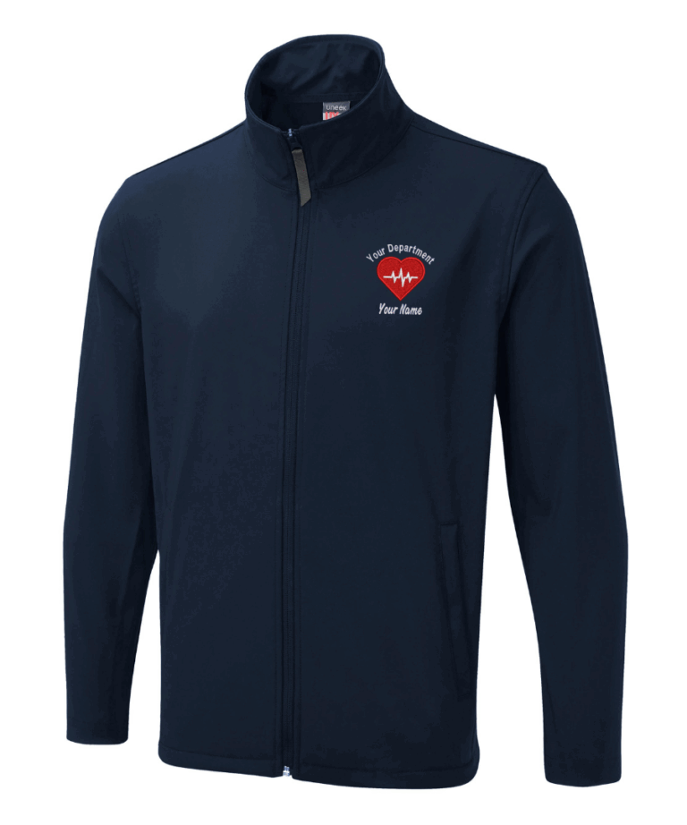 Cardiology Personalised Workwear Softshell Jacket Unisex UX10 August 2025