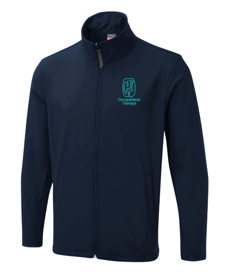 Occupational Therapy Personalised Workwear UX10 Softshell Jacket August 2025