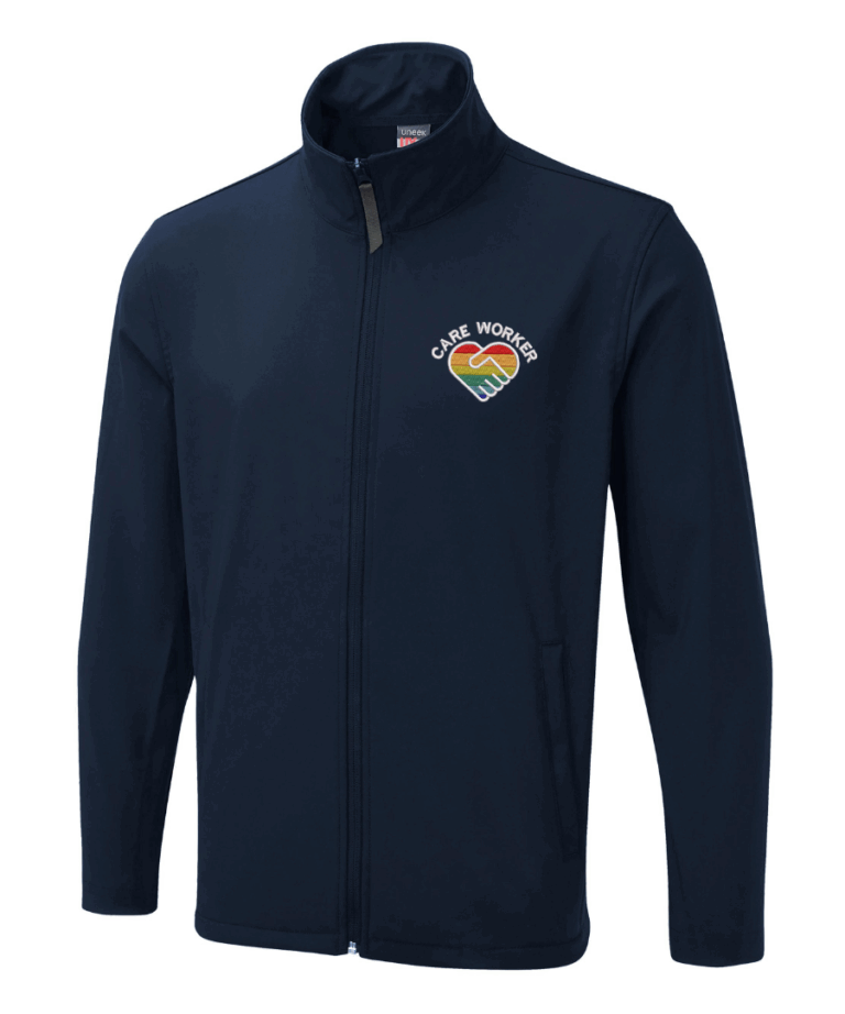 Care Worker Personalised Workwear Softshell Jacket Unisex UX10 August 2025