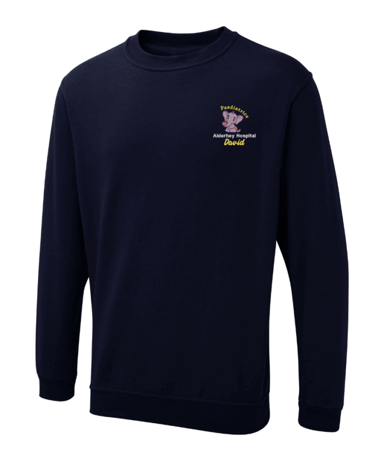 Paediatrics Elephant Personalised Sweatshirt UX3 August 2025