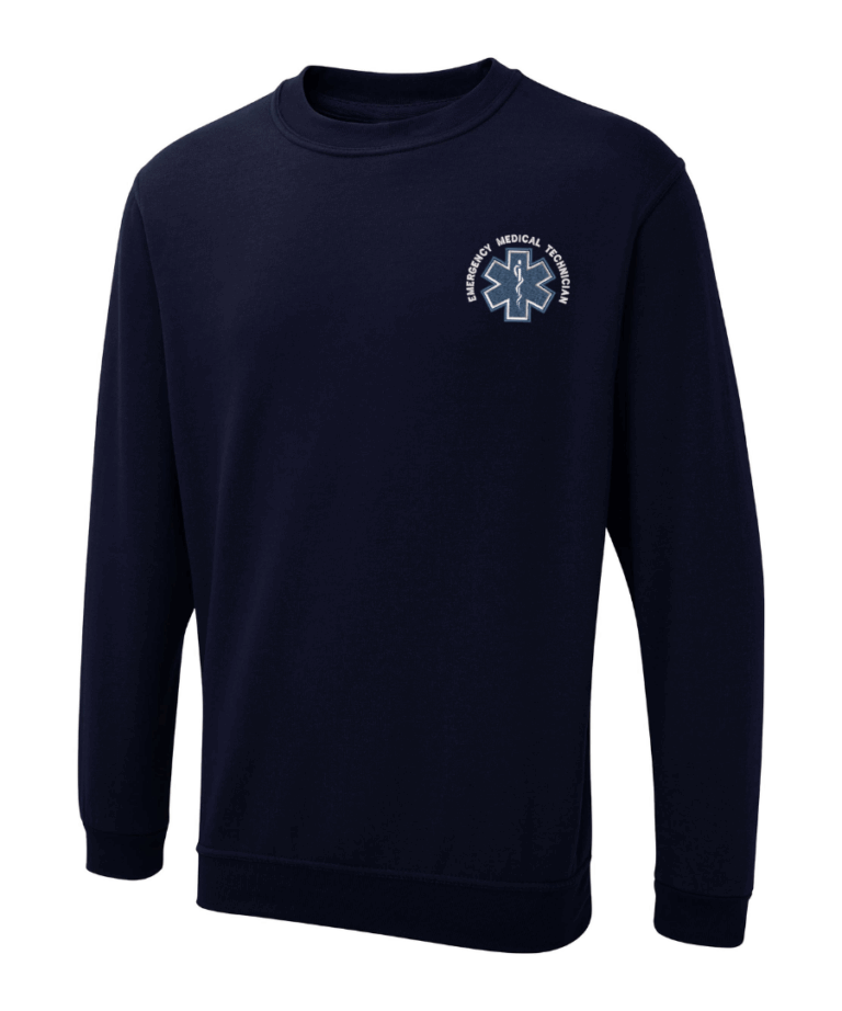 EMT Emergency Medical Technician Personalised Workwear UX3 Sweatshirt August 2025
