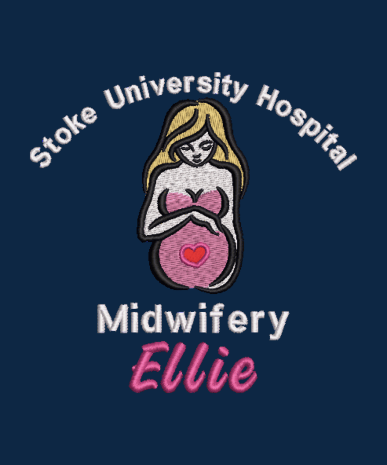 Midwifery Mother Baby Midwifery Personalised NHS Workwear August 2025