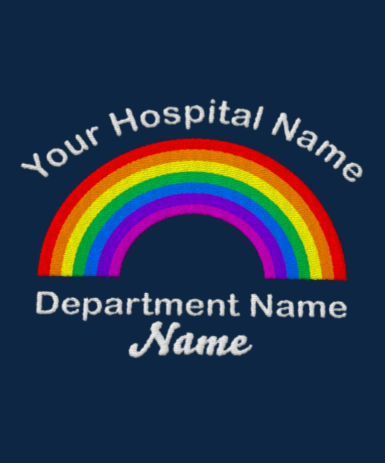Rainbow Personalised NHS Workwear August 2025