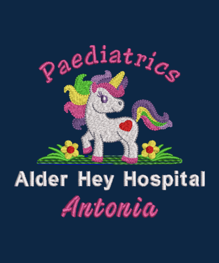 Paediatrics Unicorn Personalised NHS Workwear August 2025