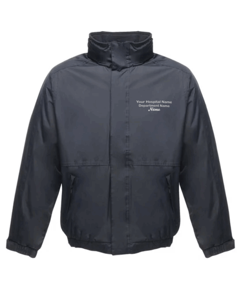 Your Name Here Personalised NHS Workwear Waterproof Jacket RG045 August 2025