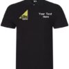 Gas Safe Plumber Polo Shirt Embroidered Personalised Black