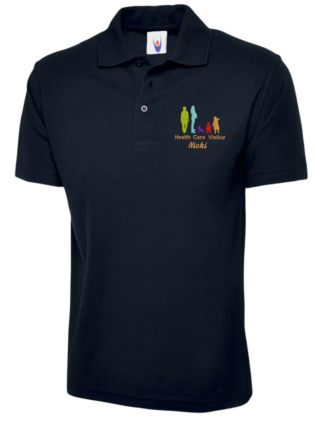 Health Care Visitor Family Polo Shirt, Vivid Promotion Workwear