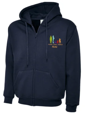 Health Care Visitor Family Zip Hoodie, Vivid Promotion Workwear