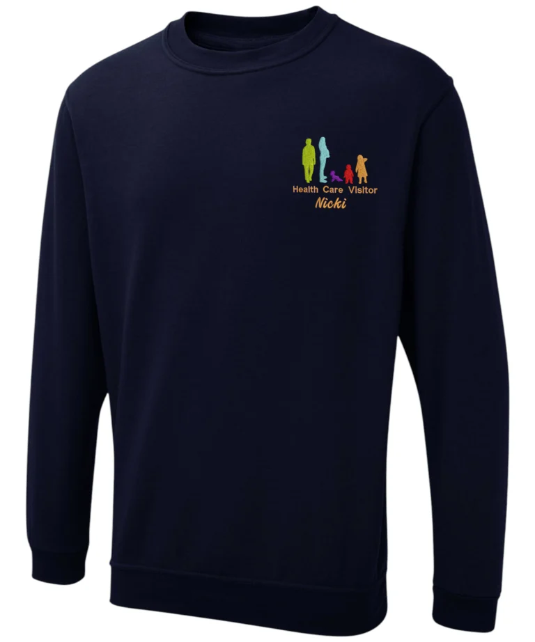 Health Care Visitor Family Sweatshirt Navy