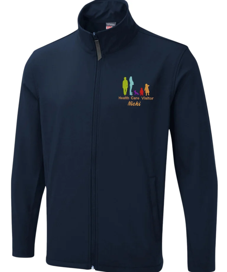 Health Care Visitor Family Softshell Jacket Unisex Navy