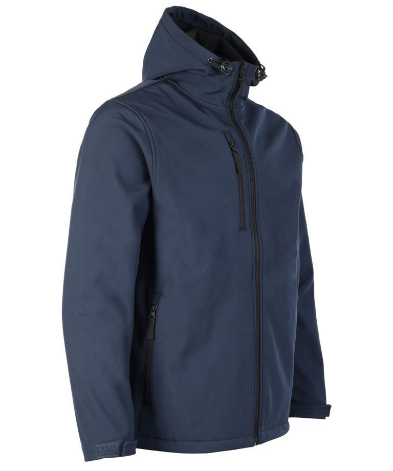 FORT HOLKHAM HOODED SOFTSHELL JACKET, Vivid Promotion Workwear