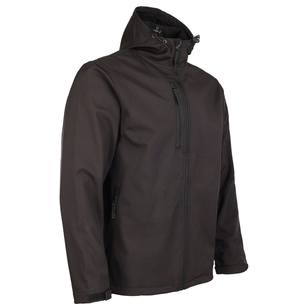 FORT HOLKHAM HOODED SOFTSHELL JACKET, Vivid Promotion Workwear