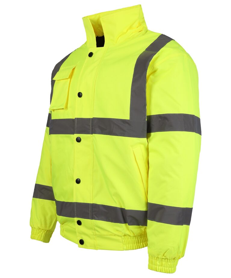 HI VIS BOMBER JACKET, Vivid Promotion Workwear