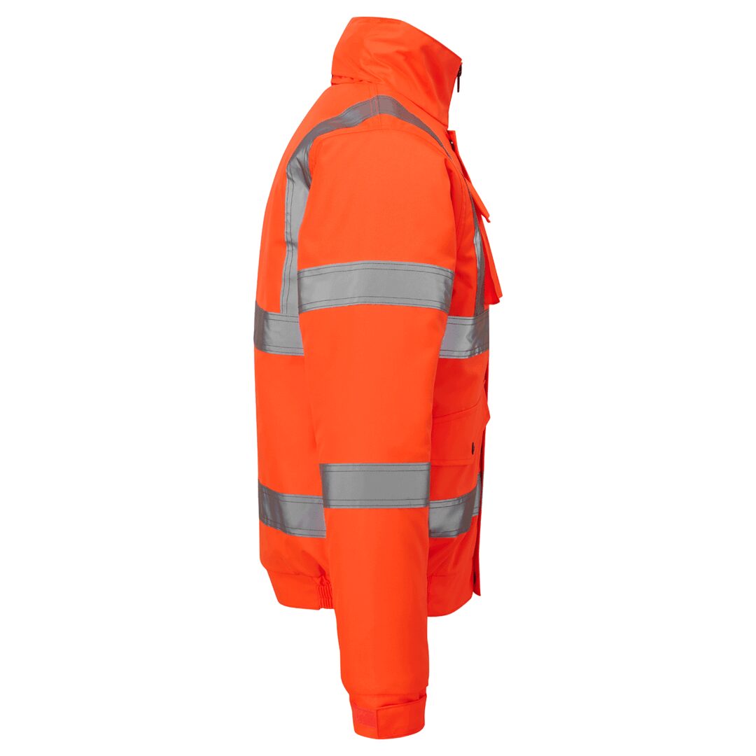 HI VIS BOMBER JACKET, Vivid Promotion Workwear