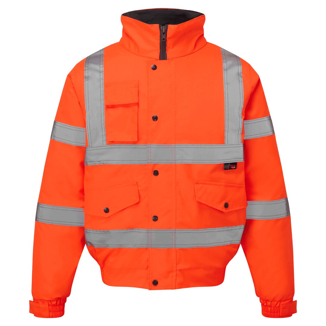 HI VIS BOMBER JACKET, Vivid Promotion Workwear