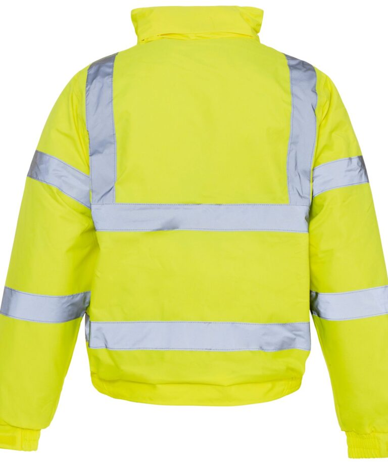 HI VIS BOMBER JACKET, Vivid Promotion Workwear