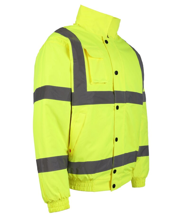 HI VIS BOMBER JACKET, Vivid Promotion Workwear
