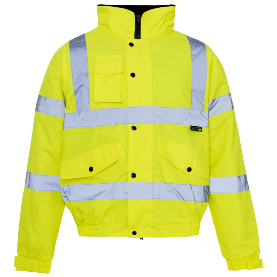 HI VIS BOMBER JACKET, Vivid Promotion Workwear