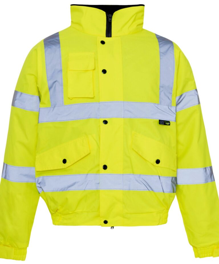 HI VIS BOMBER JACKET, Vivid Promotion Workwear