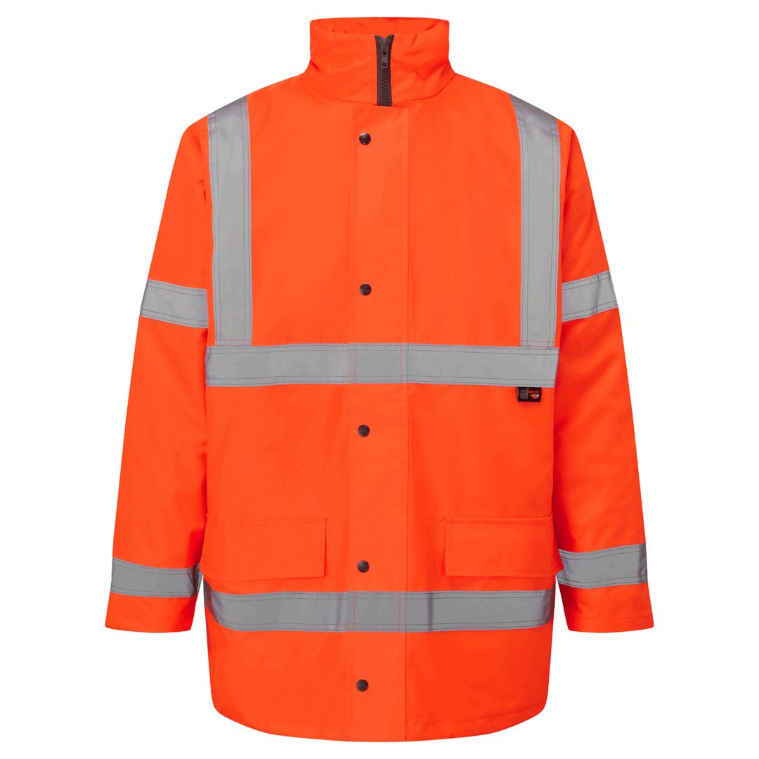 HI VIS MOTORWAY JACKET, Vivid Promotion Workwear