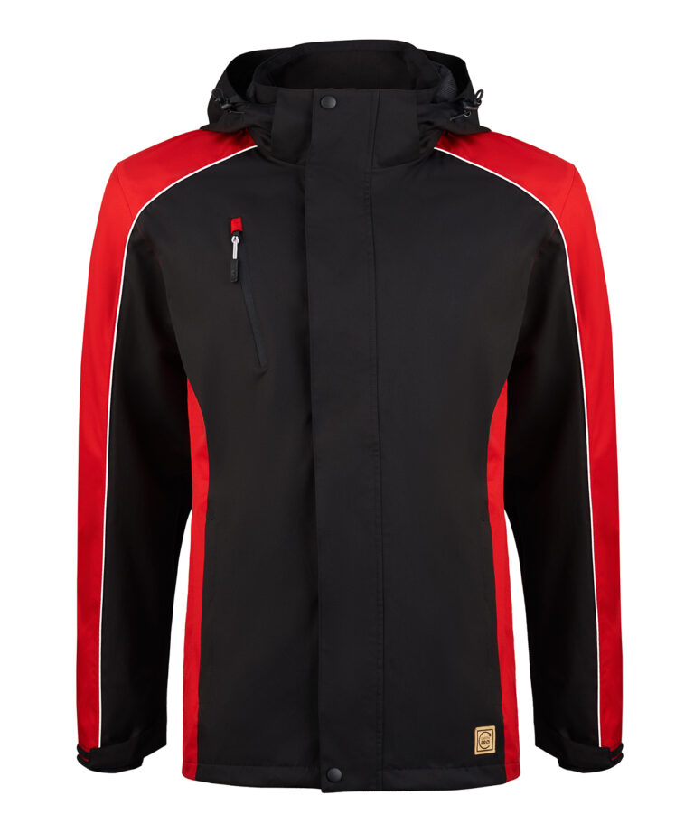 Workwear Orn Avocet EarthPro GRS Jacket - Black - Red - XS