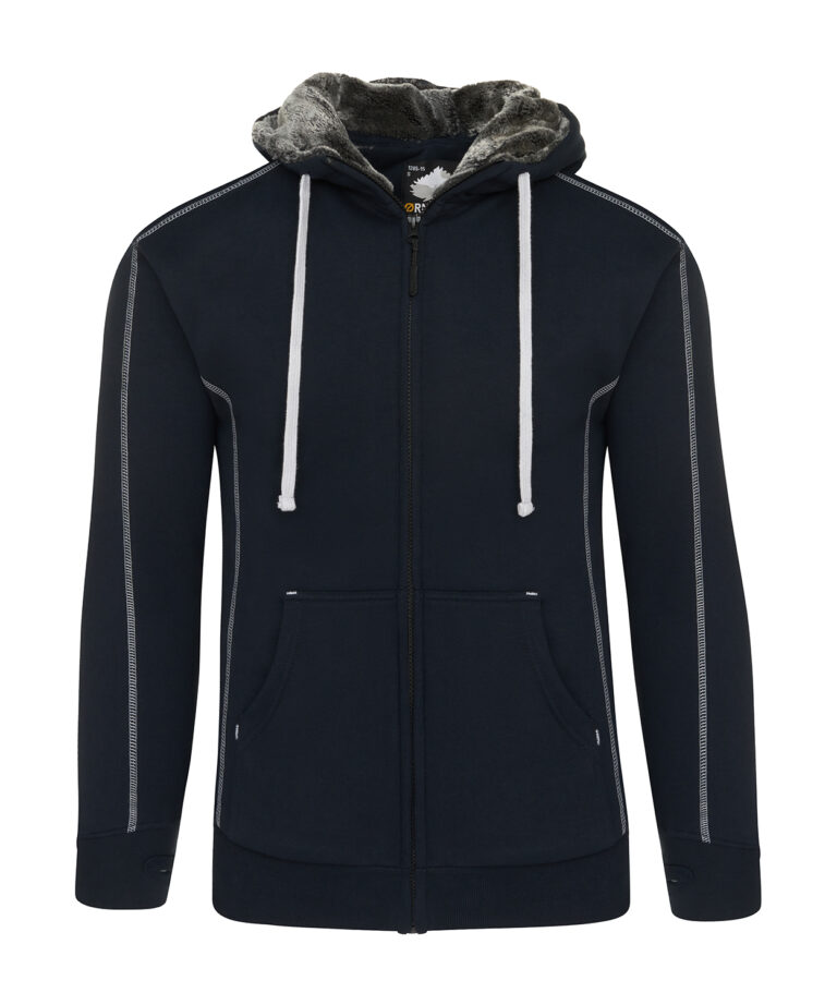 Orn Crane Fur-Lined Hoodie, Vivid Promotion Workwear