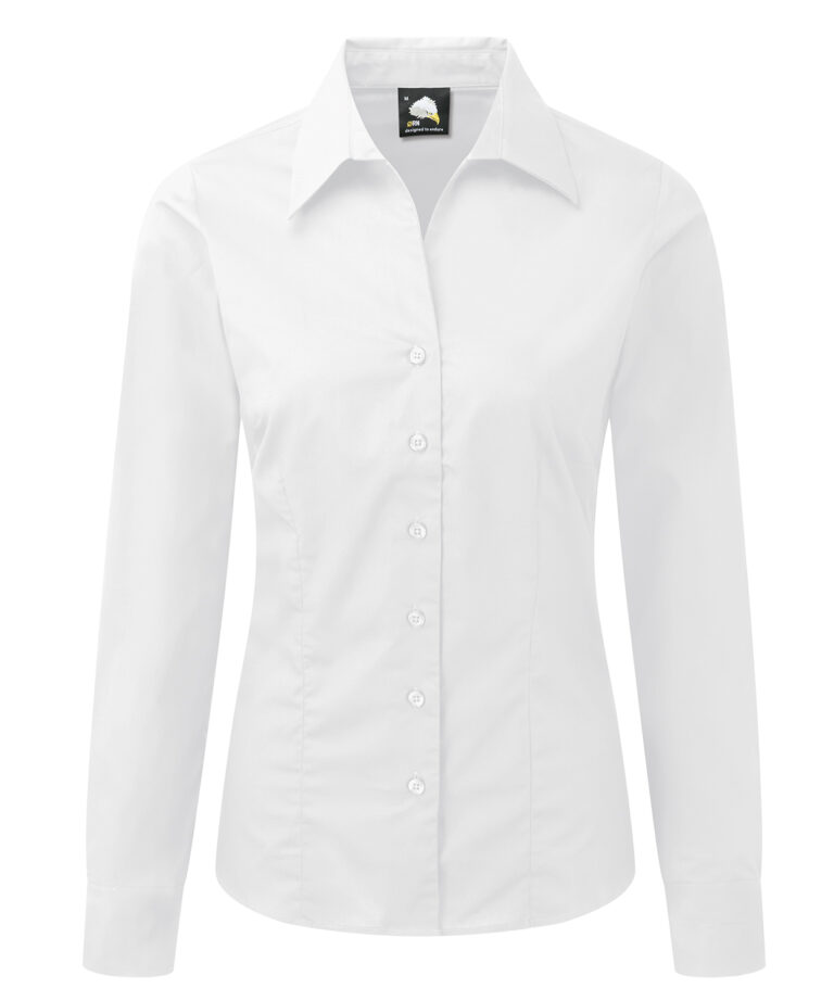Orn Edinburgh Premium L/S Blouse, Vivid Promotion Workwear