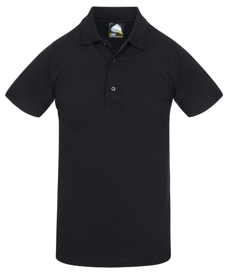 Workwear Orn Egret Slim Fit Poloshirt - Black - XS