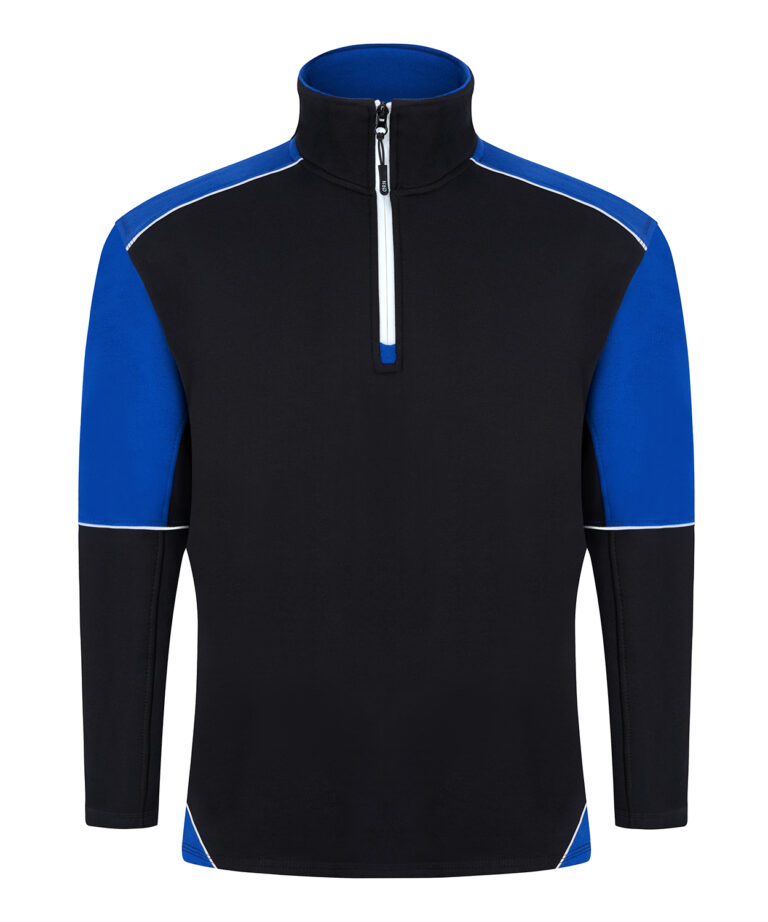 Orn Fireback Quarter Zip Sweatshirt, Vivid Promotion Workwear