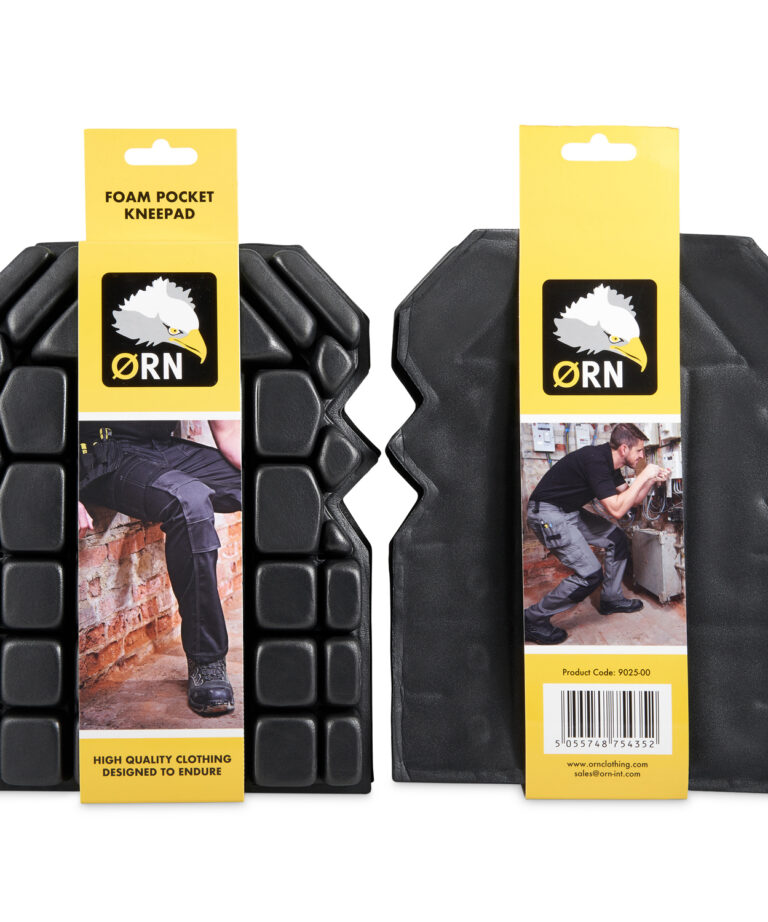 Workwear Orn Foam Pocket Kneepad - Black