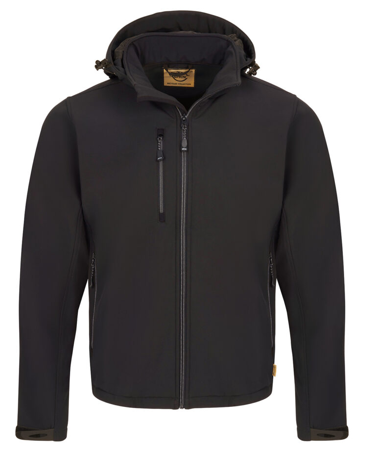 Workwear Orn Gannet EarthPro GRS Softshell - Black - XS